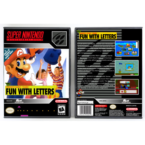 Mario's Early Years: Fun with Letters